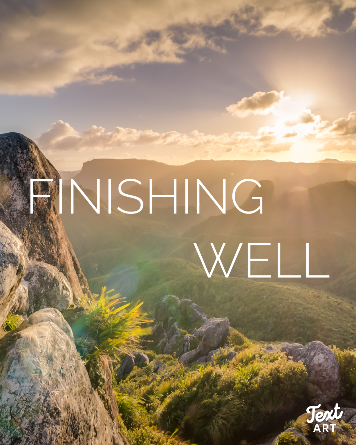 Finishing Well